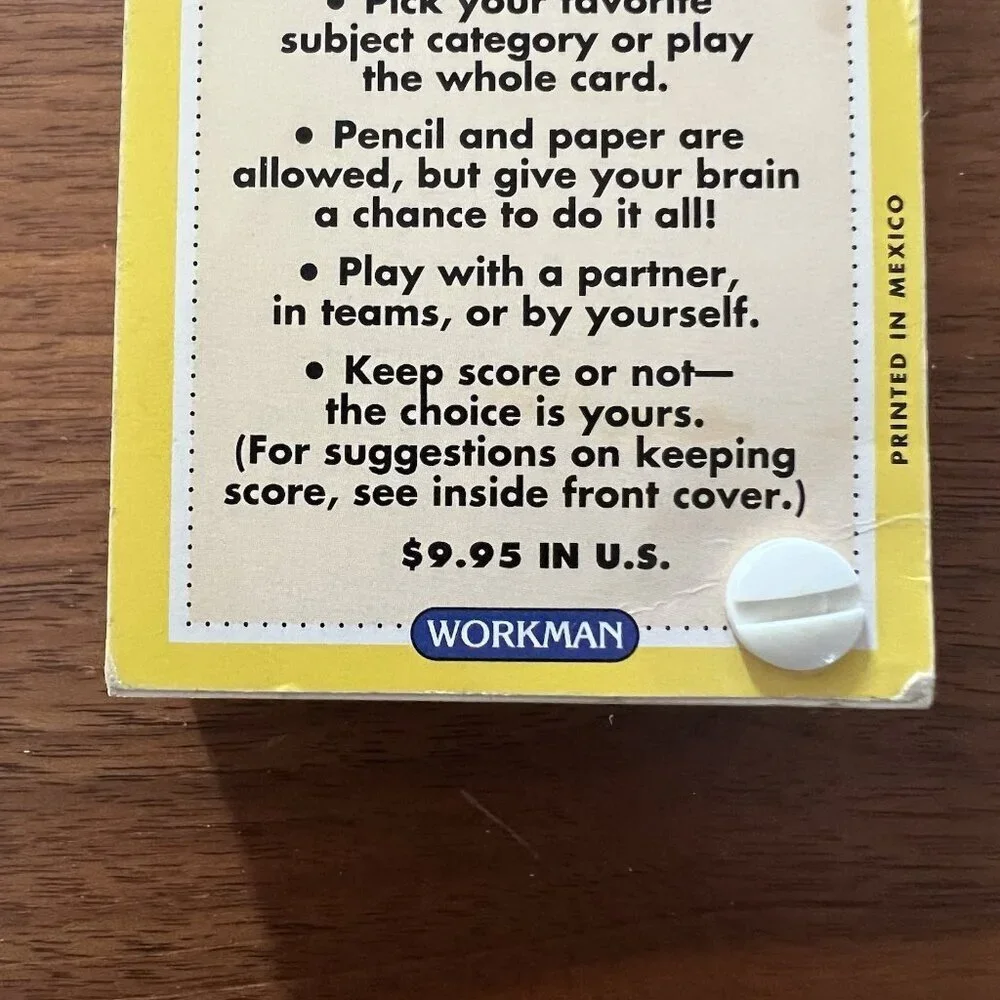 Brain Quest Learn Q & A Multi Sub Grade 3 Ages 8-9 Quiz Deck Vintage 1st Ed 1992 - Picture 8 of 8